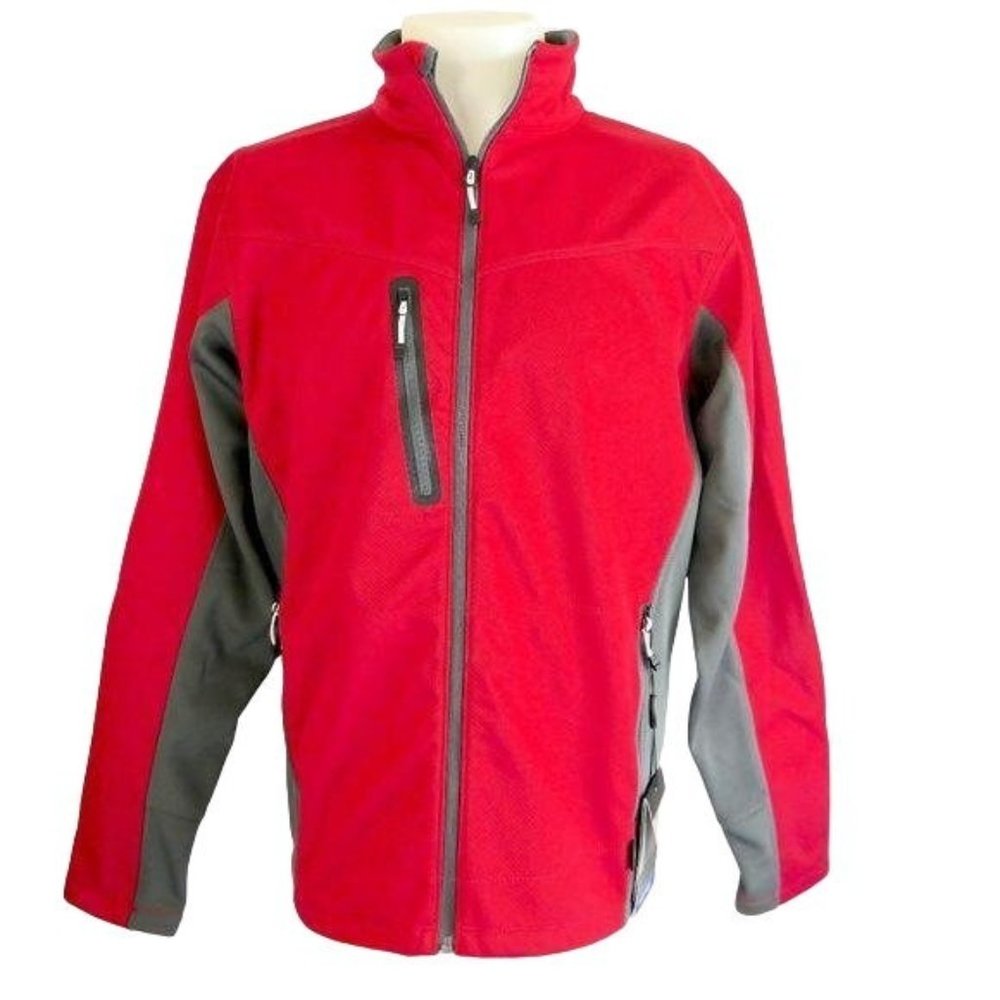 Landway Jacket‎ Soft Shell Fleece Lined Red Phantom Men's Medium NWT